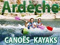 Canoë à louer sur Ruoms en sud Ardèche